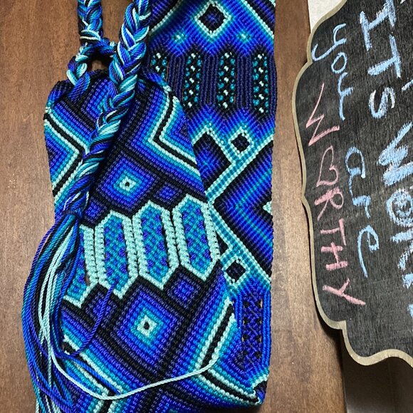 46-(B&B) Handcrafted. Macrame. Braided Toquillas.Tie Belt. - Picture 3 of 11